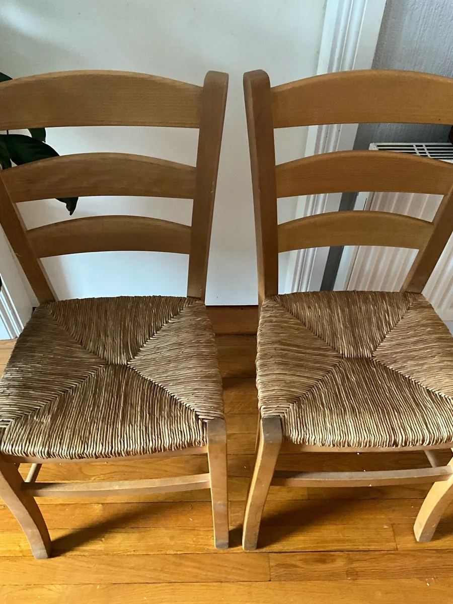 Pr. Of Rattan Chairs - Image 4