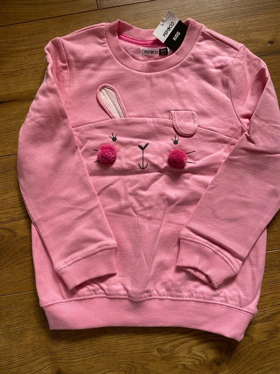 Brand New Pink Bunny Long Sleeve Jumper - Image 2