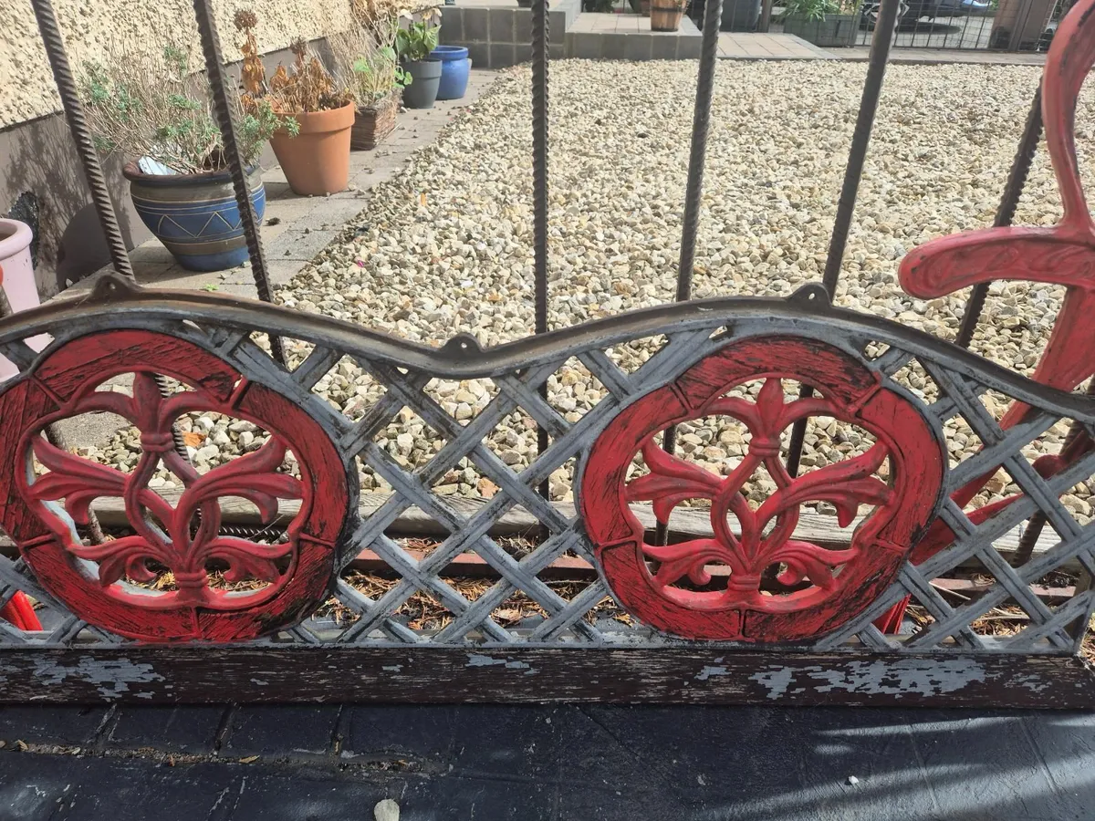 Vintage Antique Garden Seat - Image 4