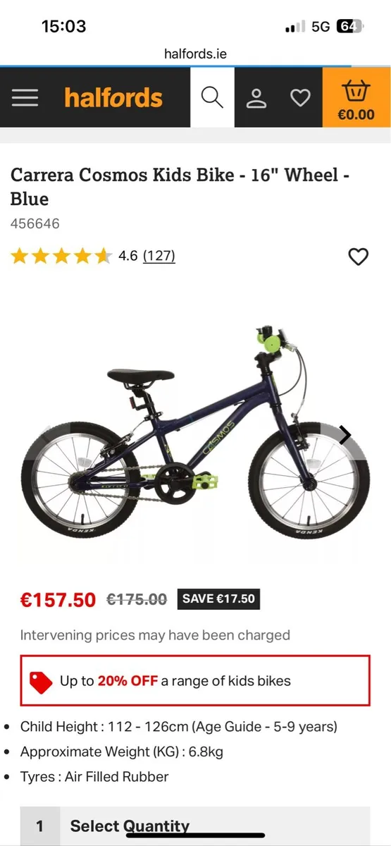 Children’s Bike- Carrera Cosmos - Image 2