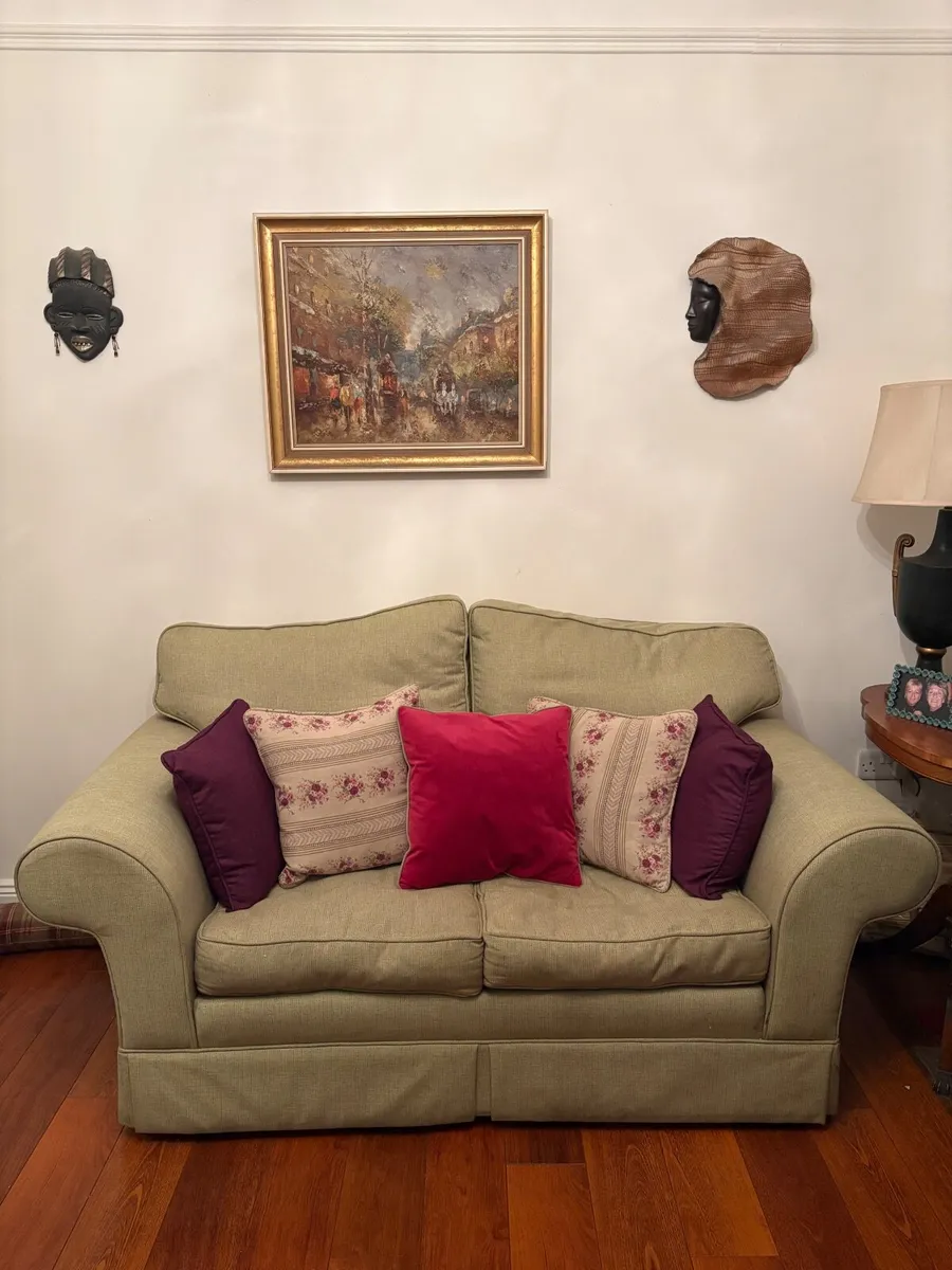 Two Seater Sofas, Green
