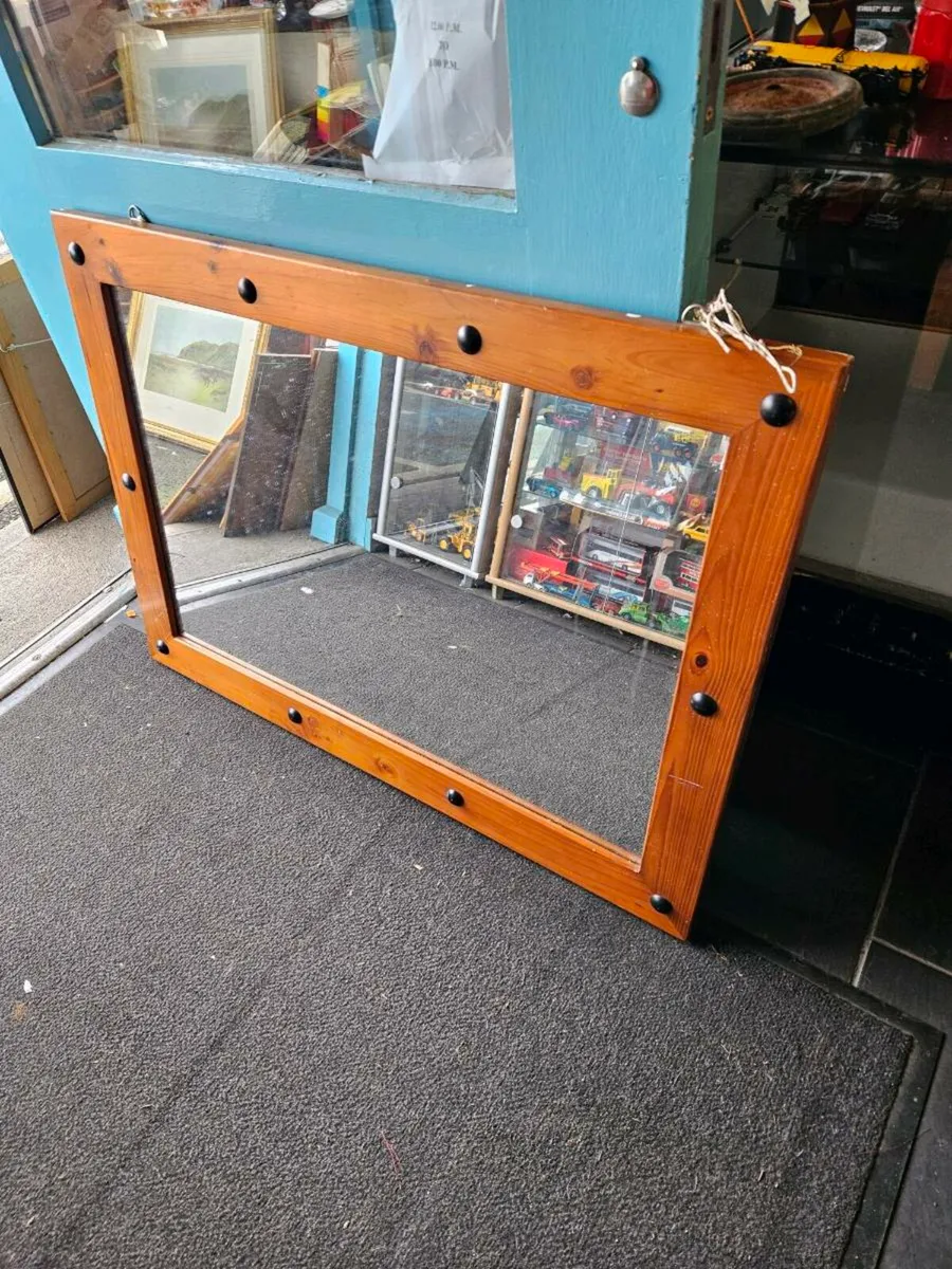 Pine Framed Mirror - Image 1