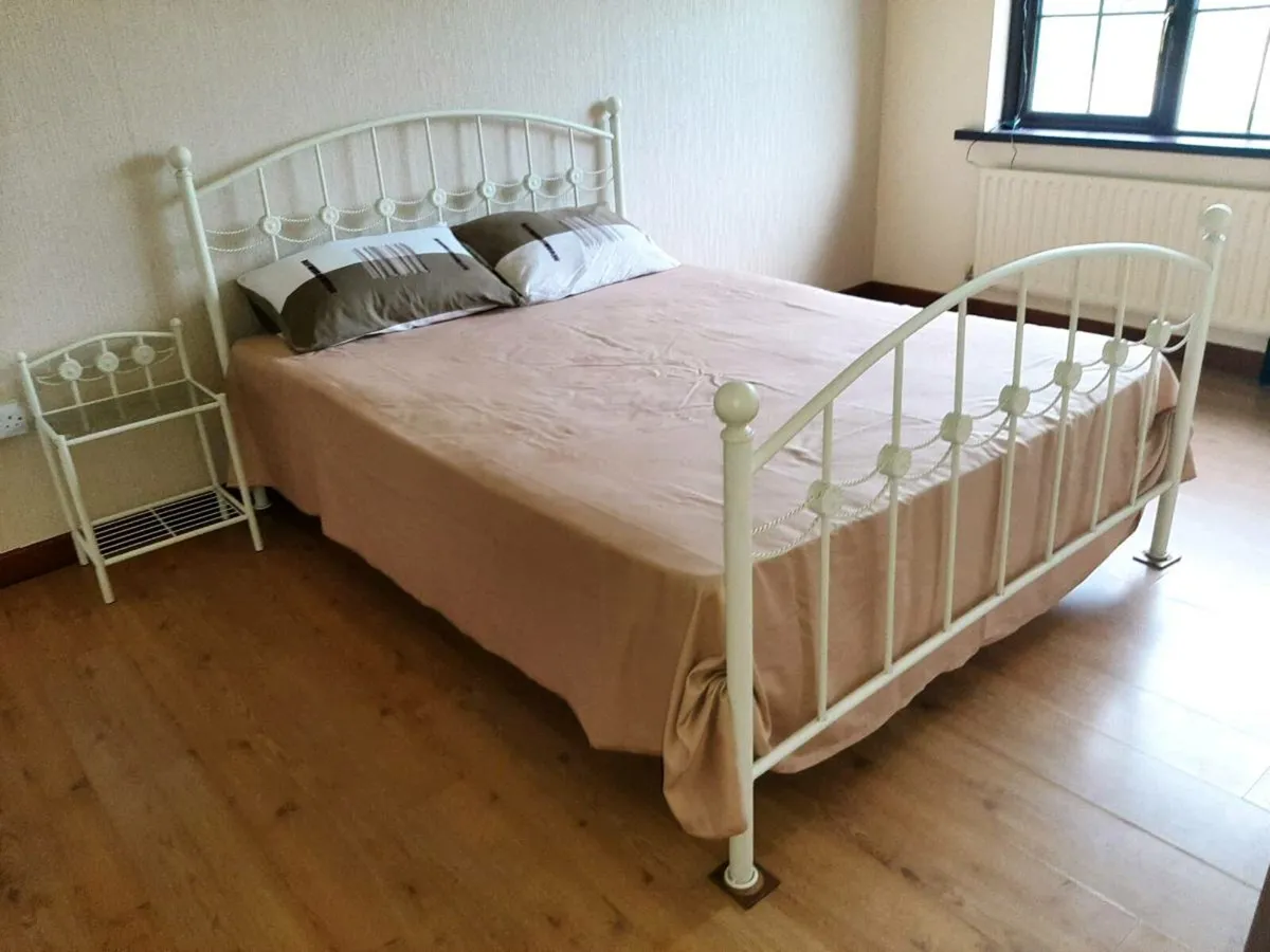 Cast Iron King Size Bed - Image 1