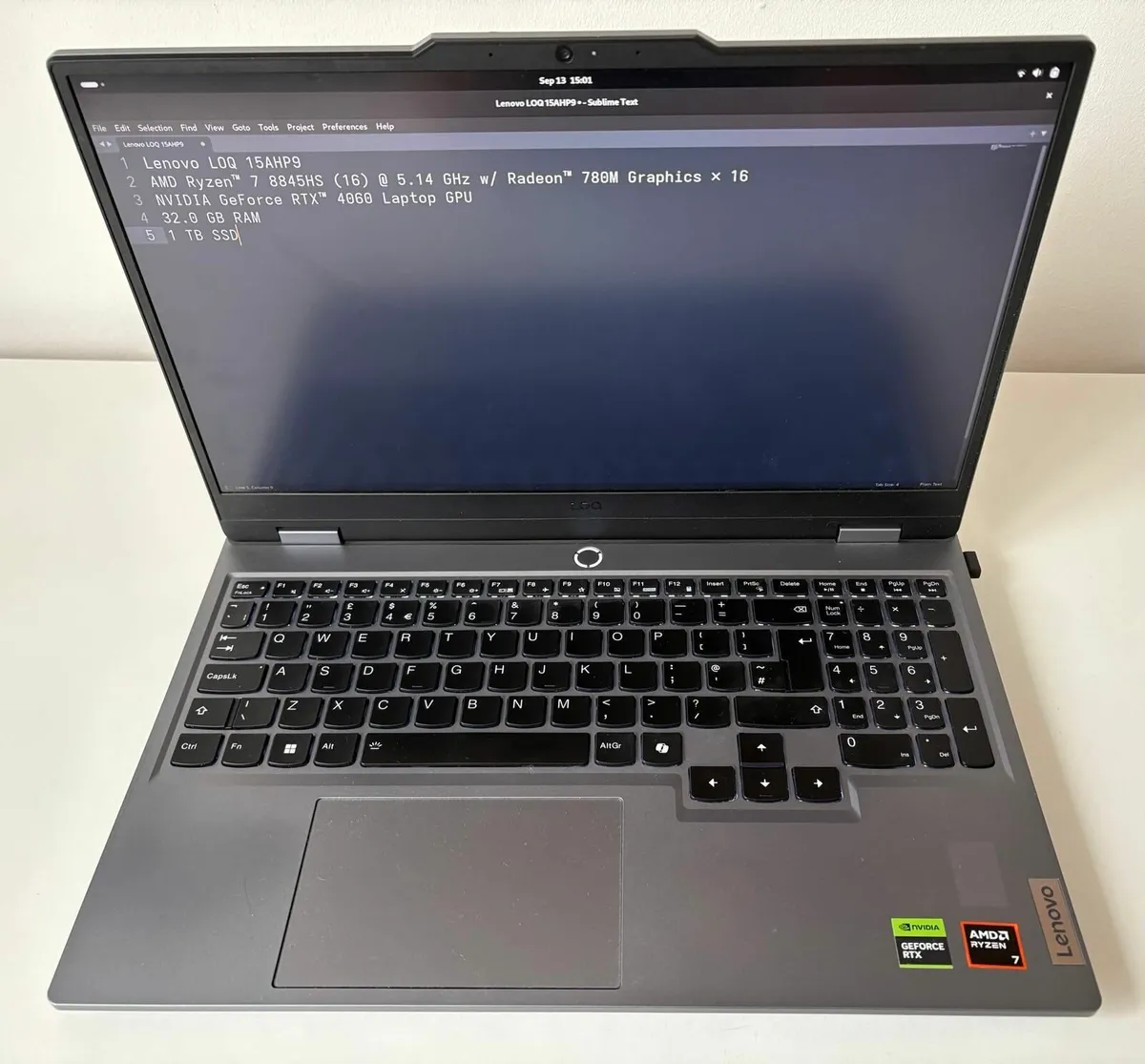 Lenovo LOQ 15AHP9 laptop - Image 2
