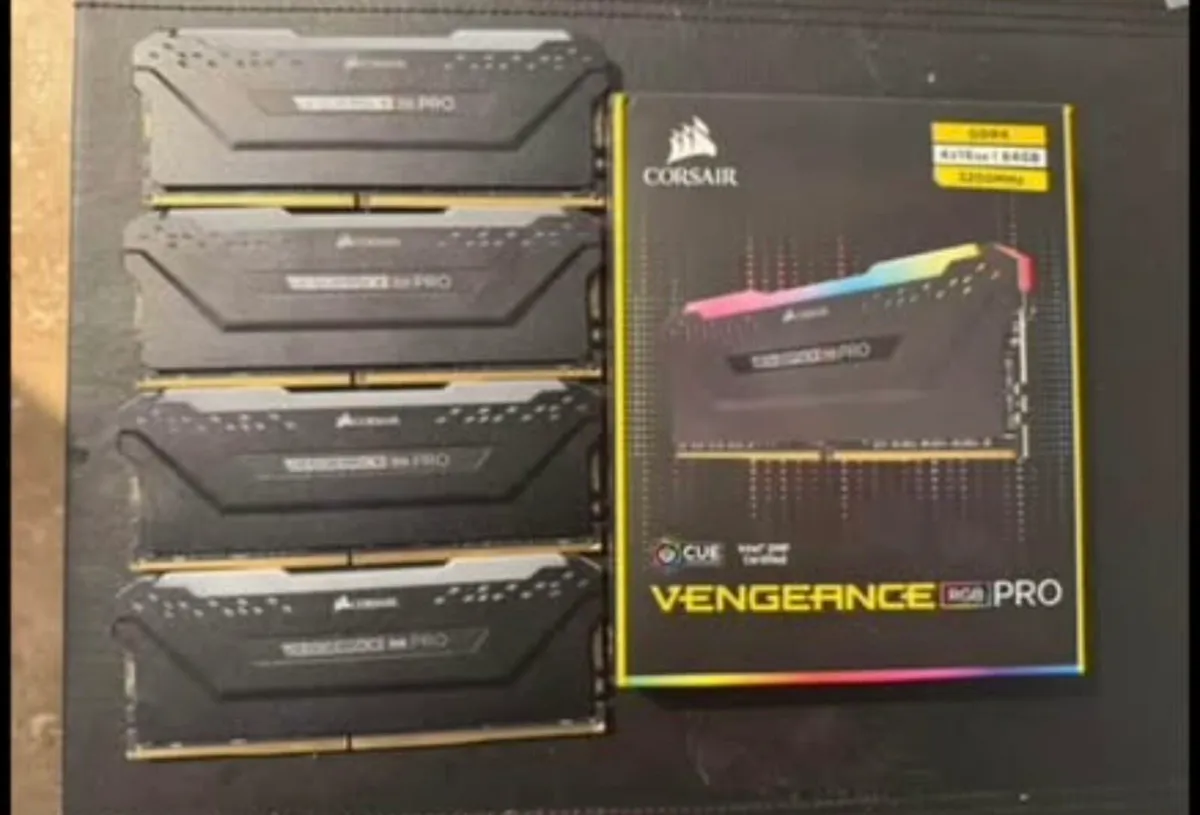 Corsair Vengeance RGB Pro  RAM 64GB DDR4 at 3200mz - Image 1