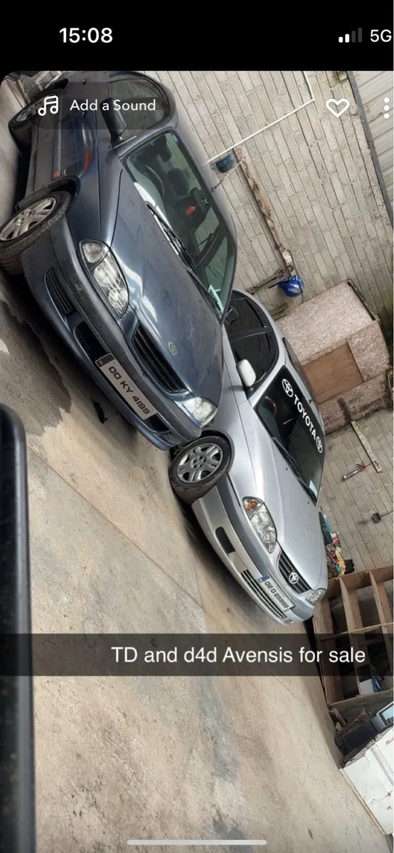 X2 TOYOTA AVENSIS 2.0 TD & D4D - Image 1