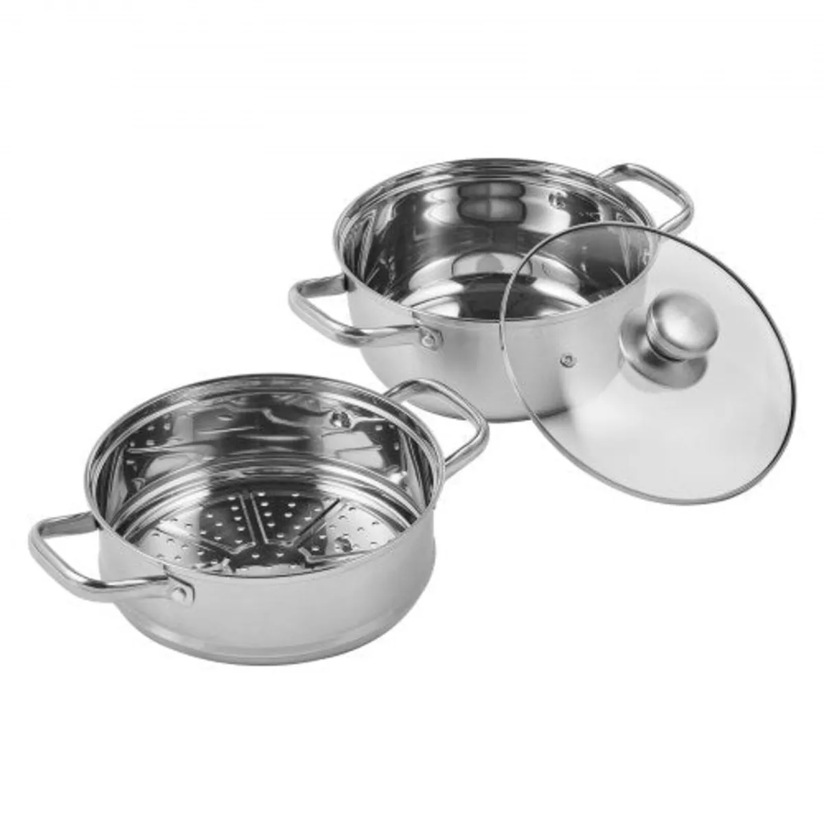 Steamer Pot, 8.66in/22cm Steamer Pot for Cooking w