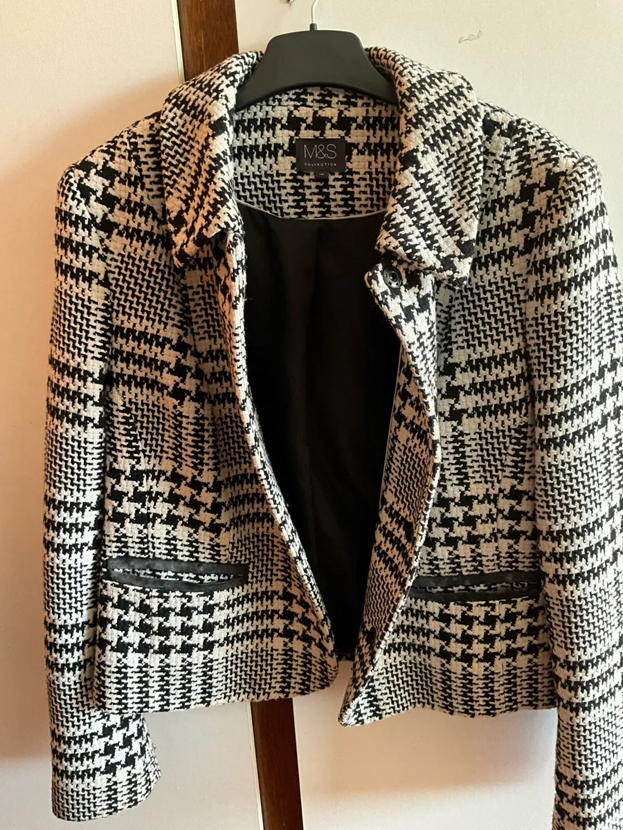 Black and White Warm Jacket - Image 1