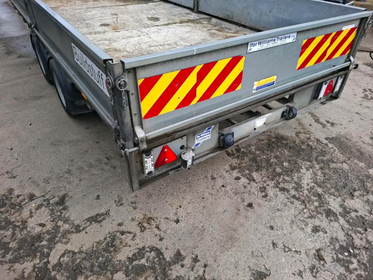 Ifor Williams 14x6'6 drop side trailer year 2017 - Image 2