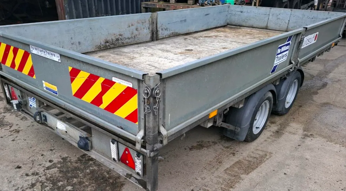 Ifor Williams 14x6'6 drop side trailer year 2017 - Image 3