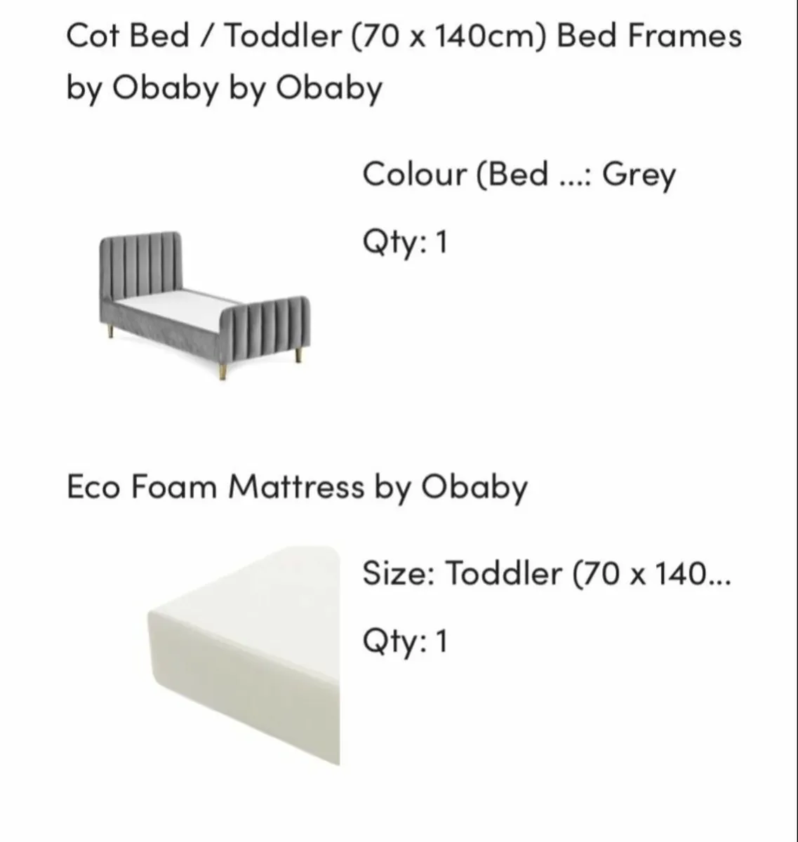 Toddler bed