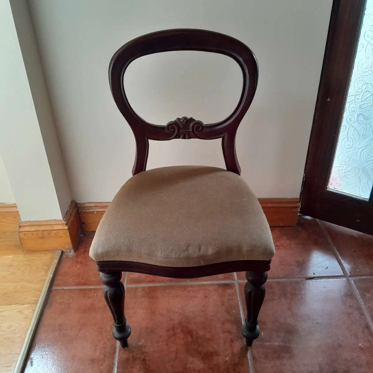 Pair of soft seat chairs
