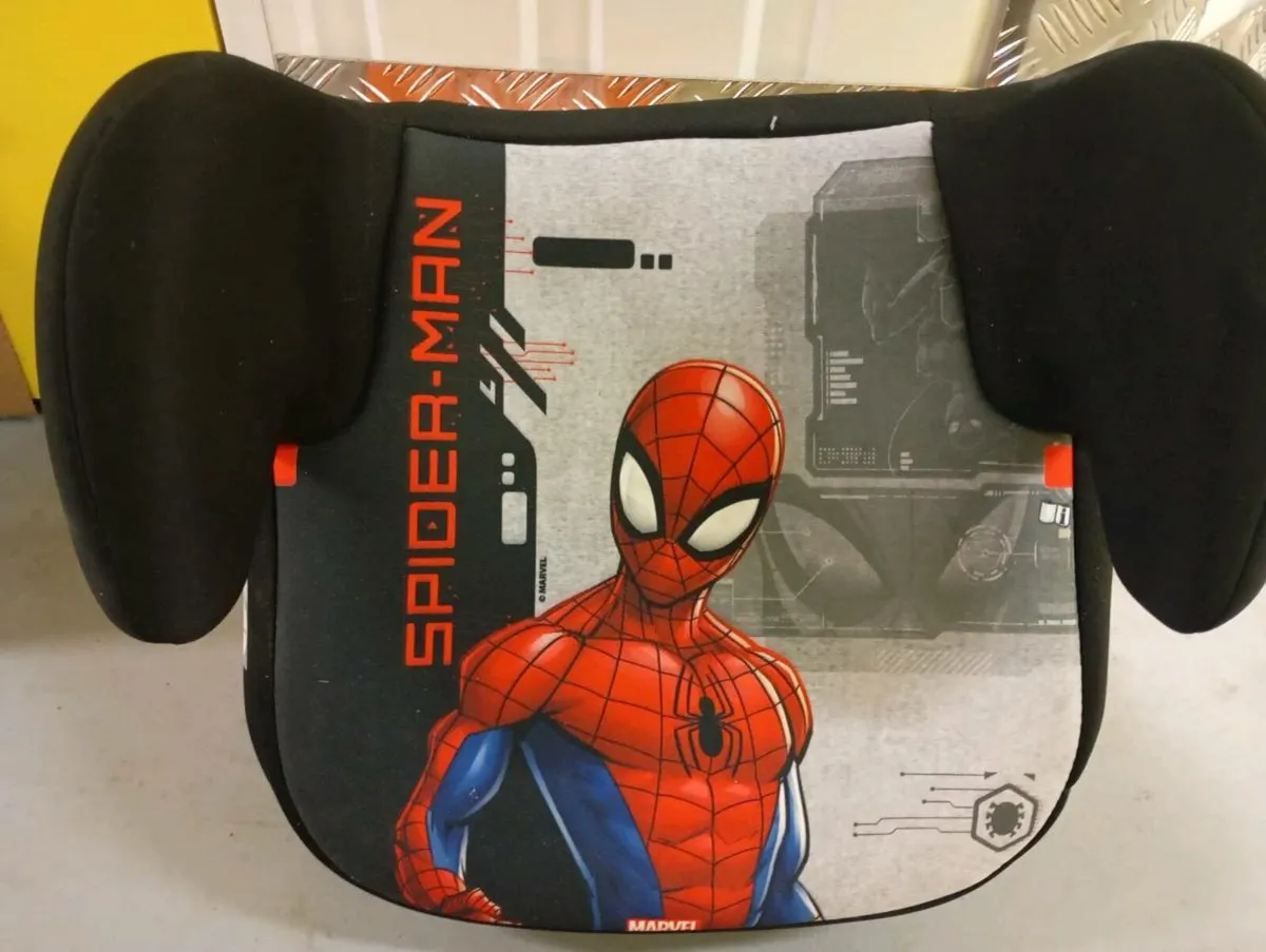 spiderman child car seat