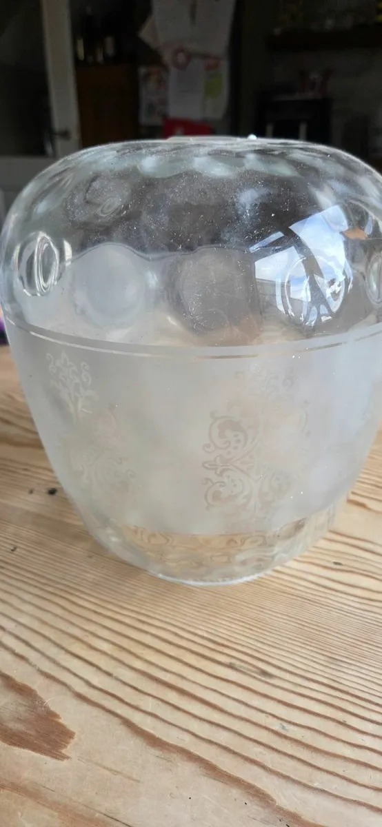 Vintage glass light shade