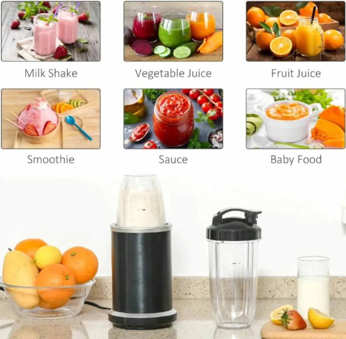 Blender Smoothie Maker, 1000W Countertop Blender - Image 2