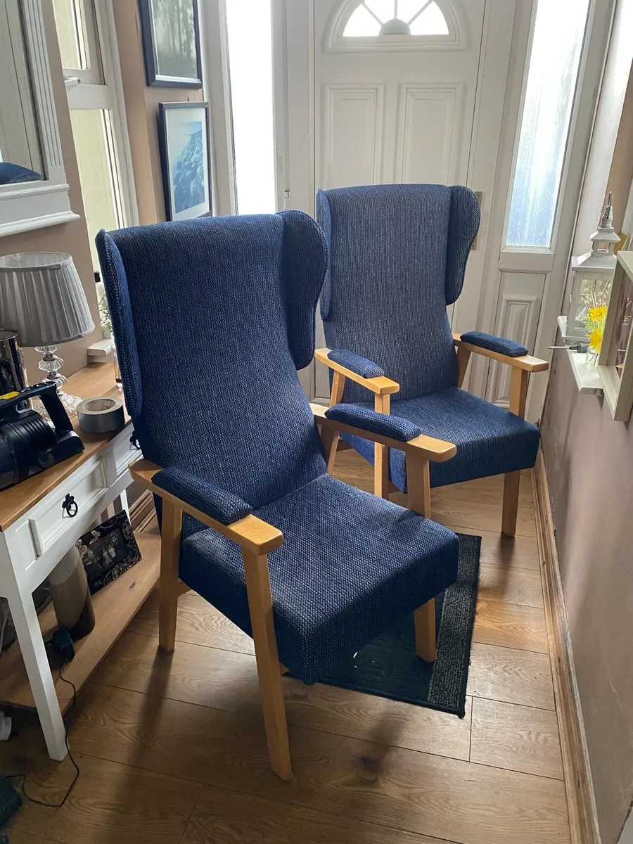 Couch and 2x fire side chairs - Image 2