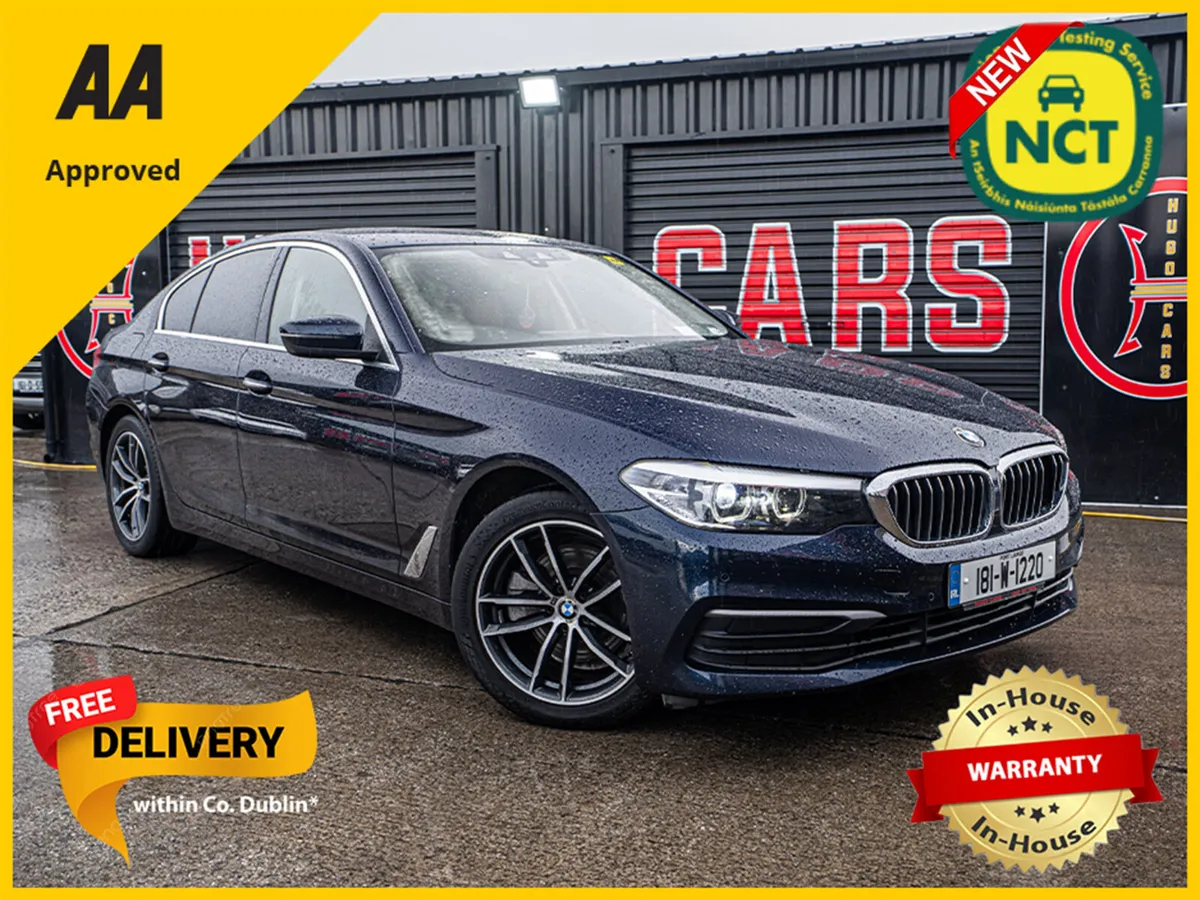 2018 BMW 520d Auto/New NCT/Irish/Warranty - Image 1