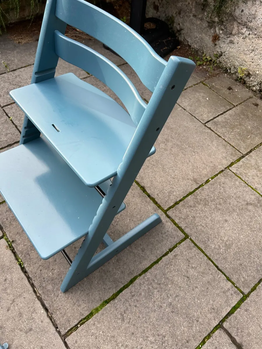 Tripp trapp Highchair Blue - Image 2