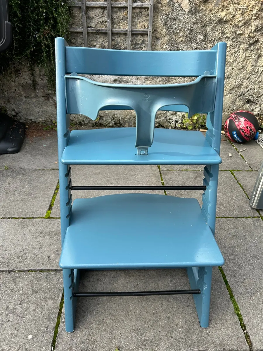 Tripp trapp Highchair Blue - Image 1