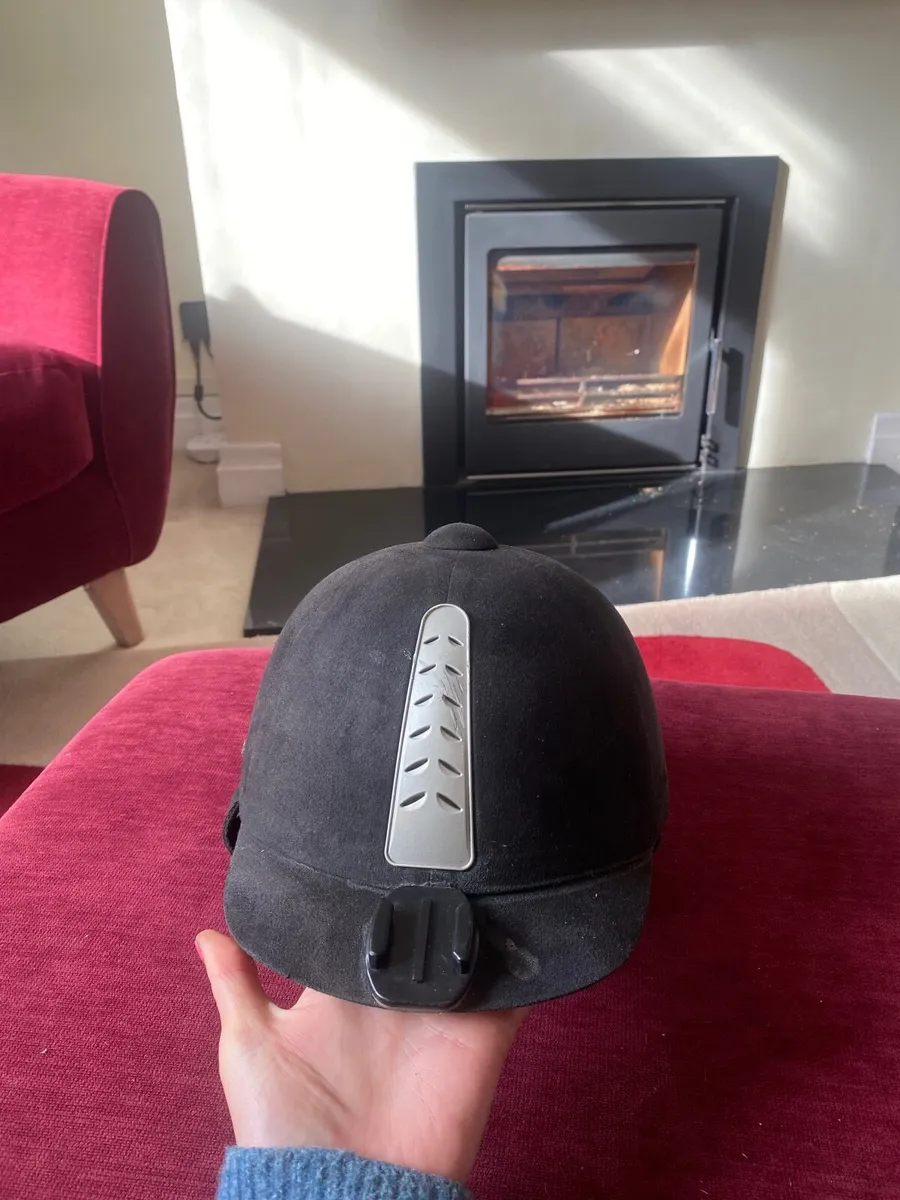 TUV horse riding helmet, Go Pro attachment - Image 1