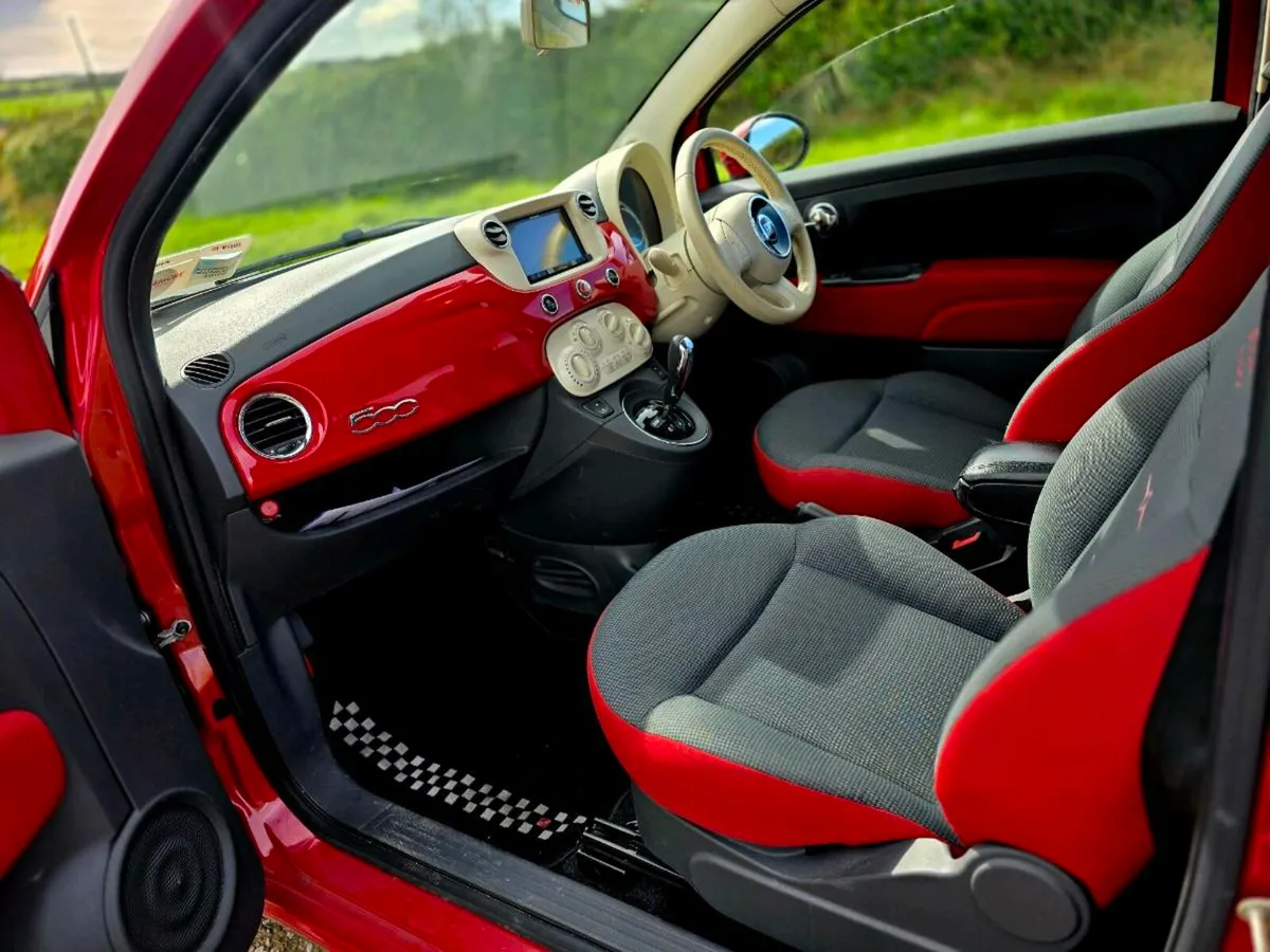 Fiat 500 Red AUTOMATIC Ladybug 🐞 – 2016 – 53k km - Image 4