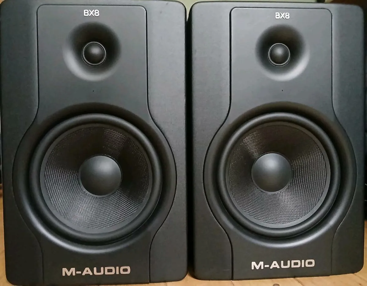 M-Audio BX8 Monitors - Image 1