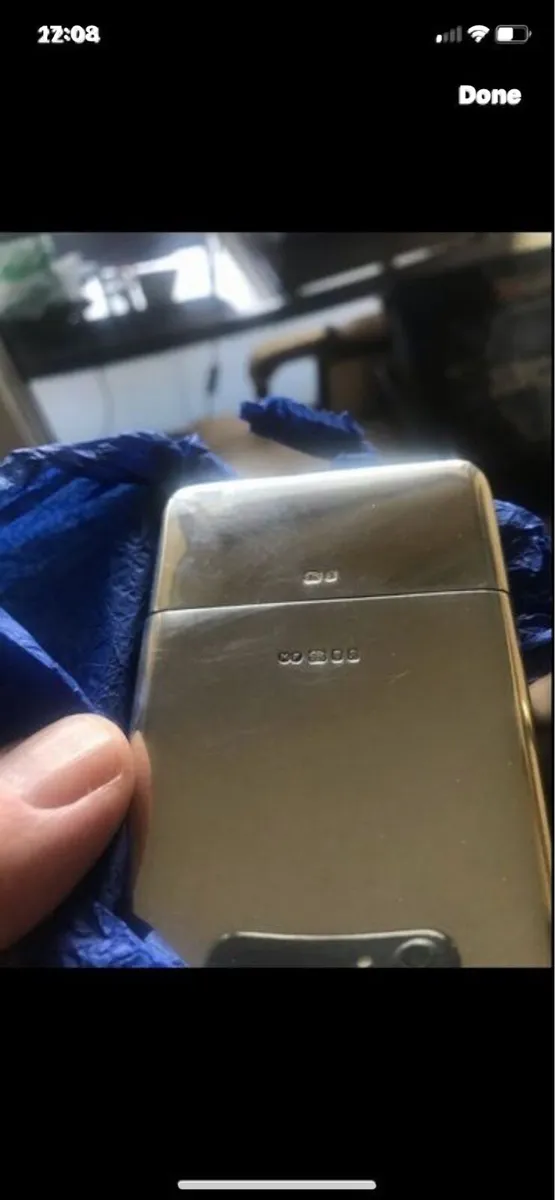 Solid Silver AIB Business Card Holder - Image 2