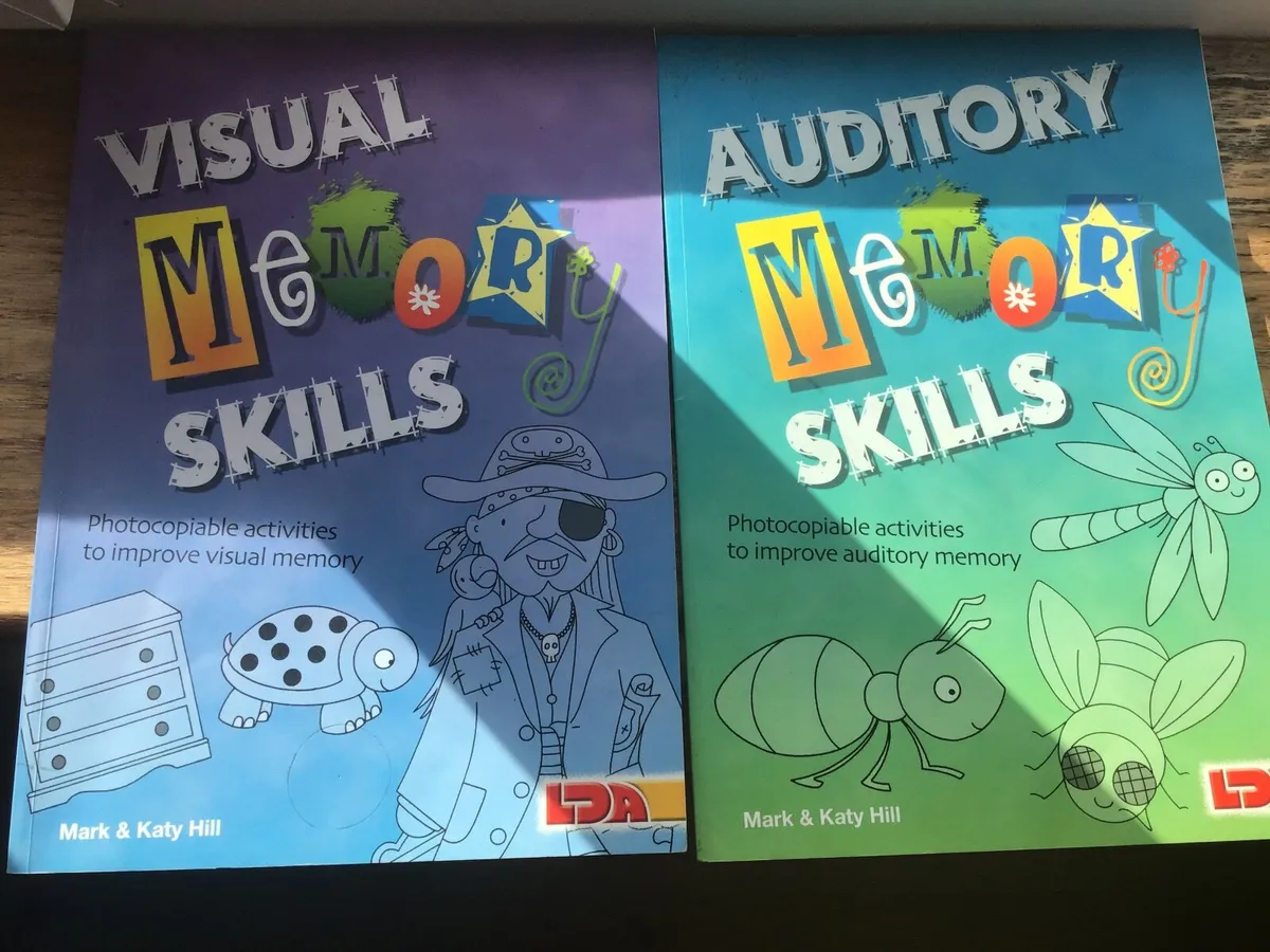 Visual and auditory Memory Skills books - Image 1
