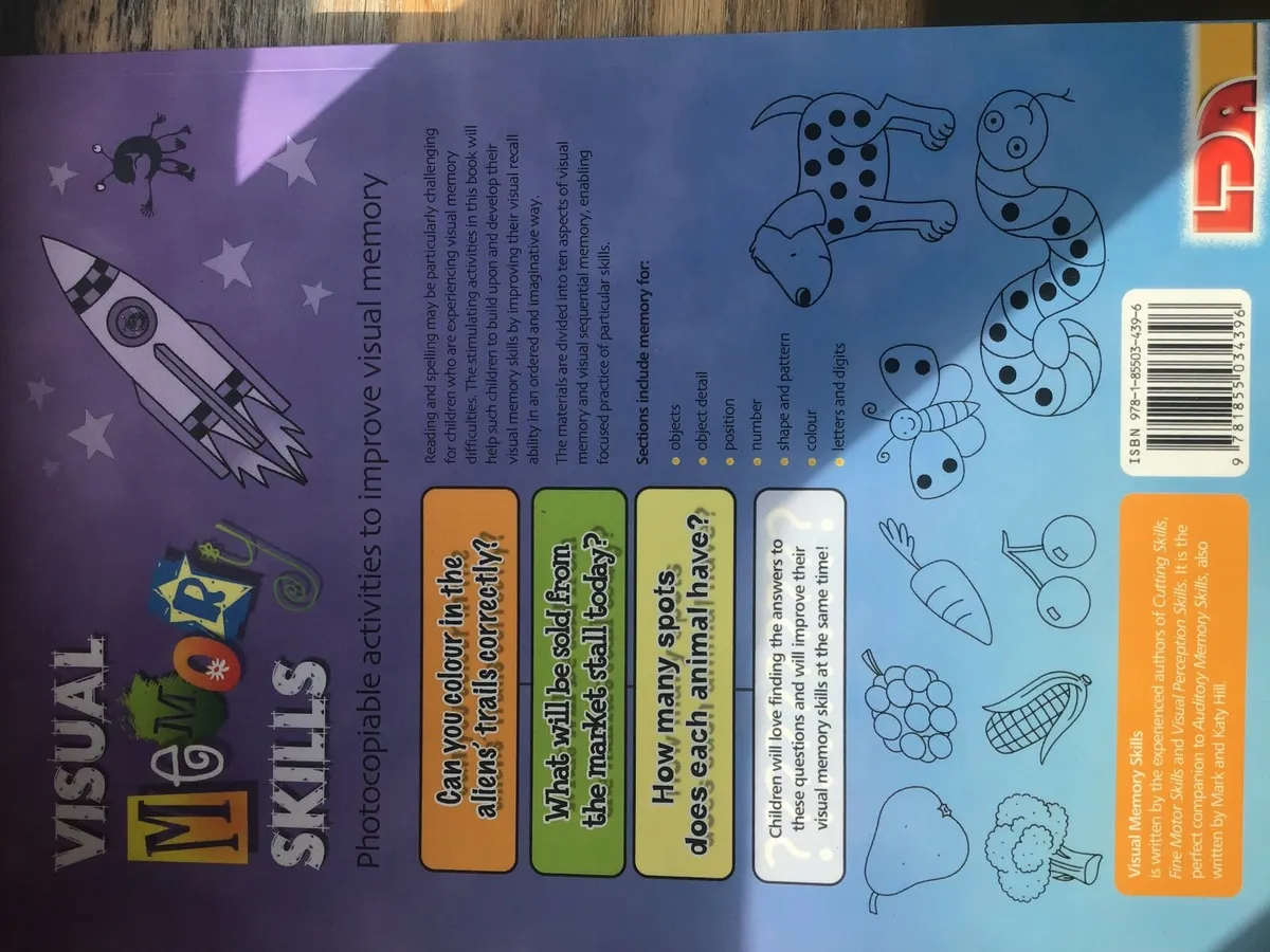 Visual and auditory Memory Skills books - Image 2