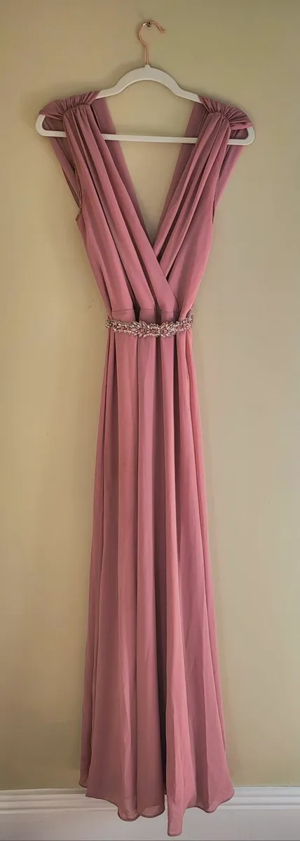 Elegant Mauve Bridesmaid Dresses – Sizes XS, M, XL - Image 1