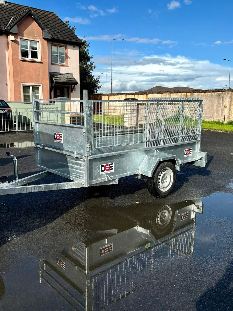 New galvanised car trailer 8x4 - Image 1