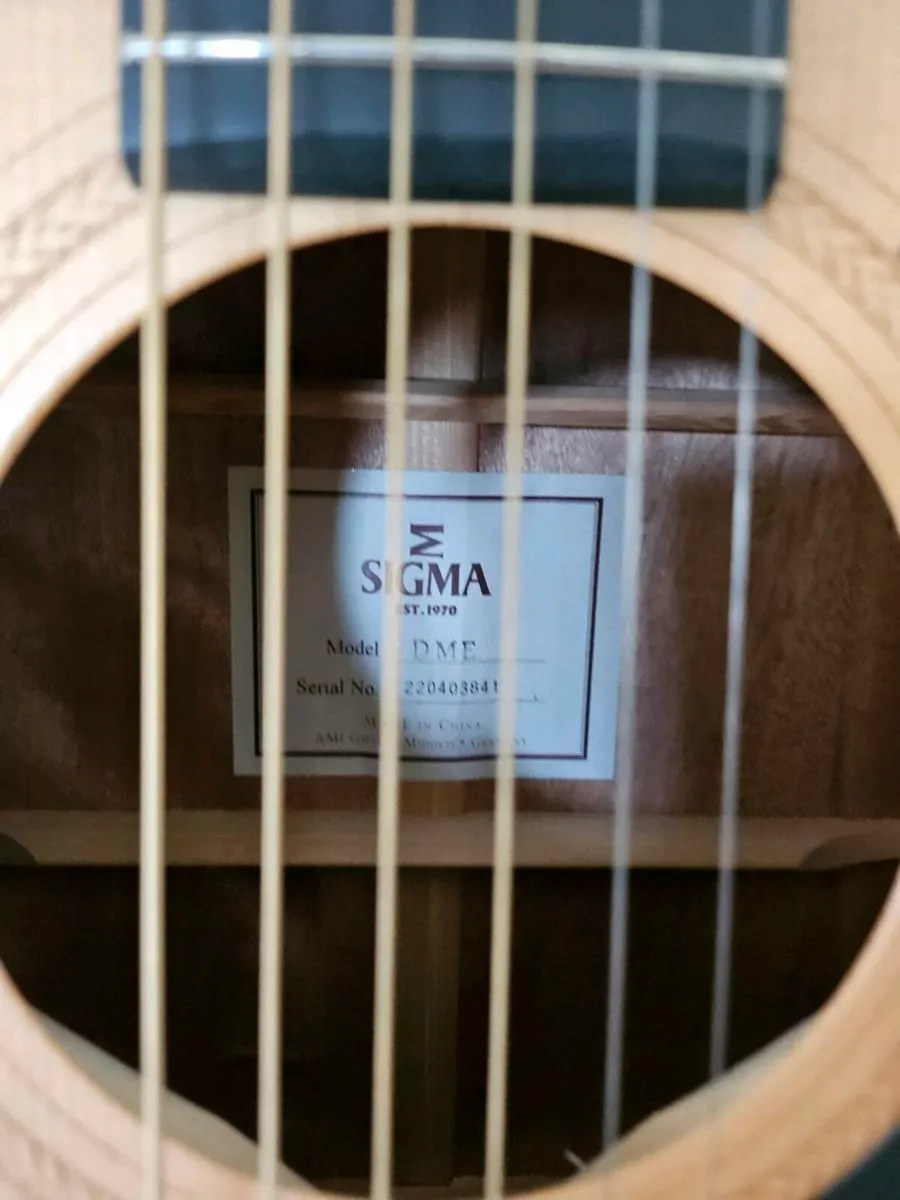 Sigma Semi Acoustic Guitar - Image 3