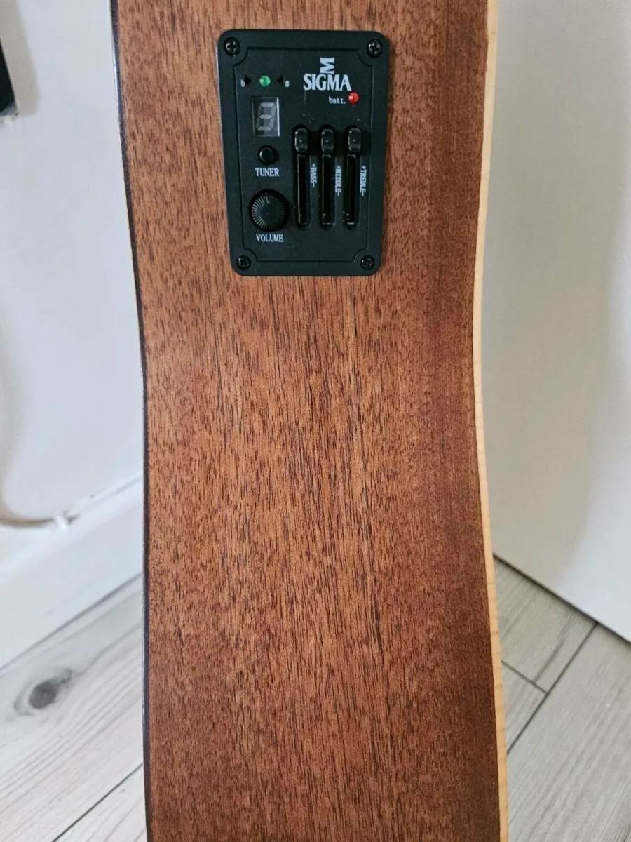 Sigma Semi Acoustic Guitar - Image 4