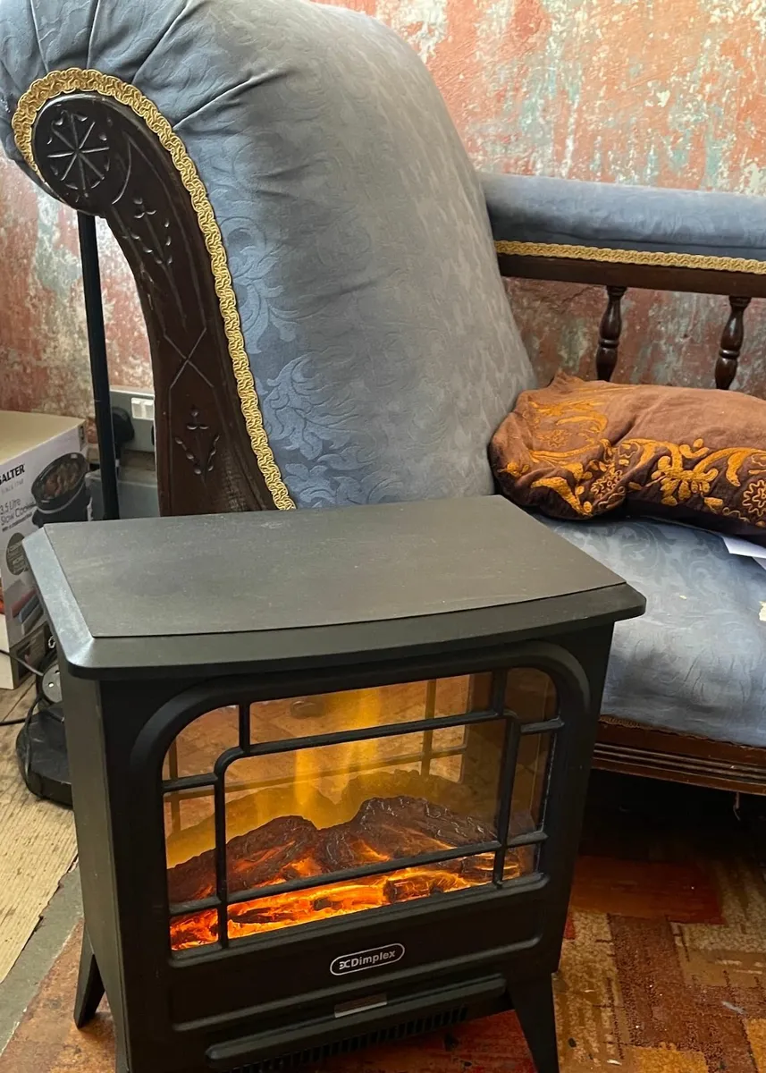 Heater - cast iron look electric stove - Image 2