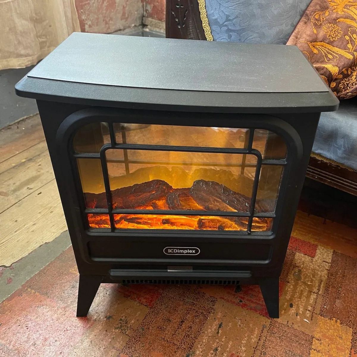 Heater - cast iron look electric stove - Image 1