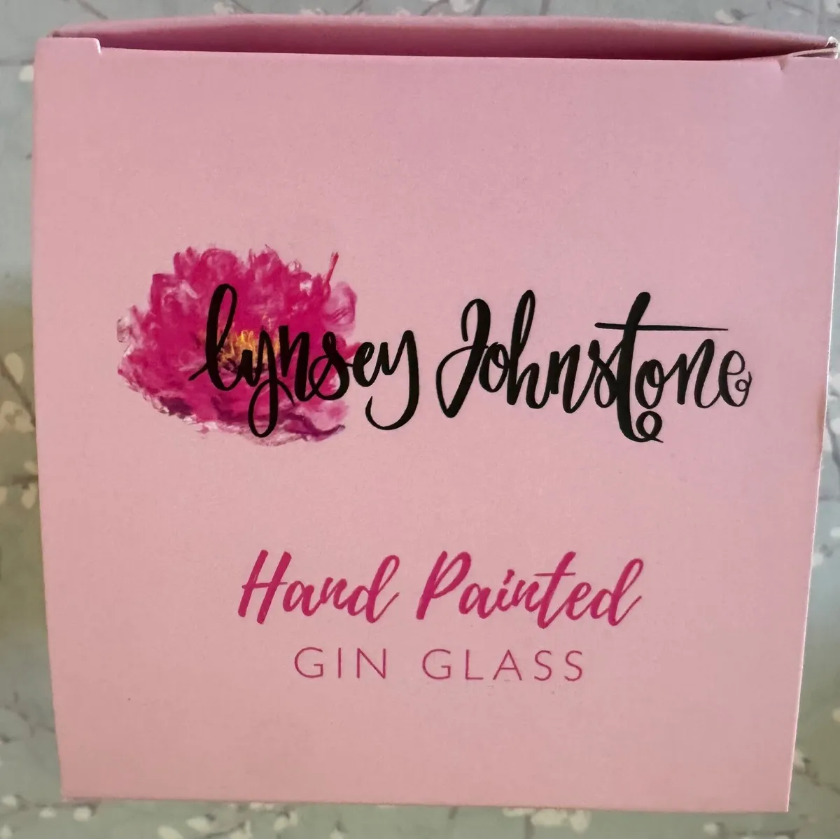Lynsey Johnstone Hand Painted Gin Glass - Image 2