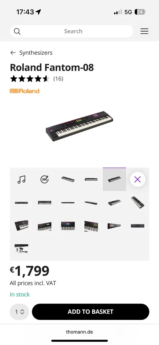 Roland Fantom 08 - Image 2