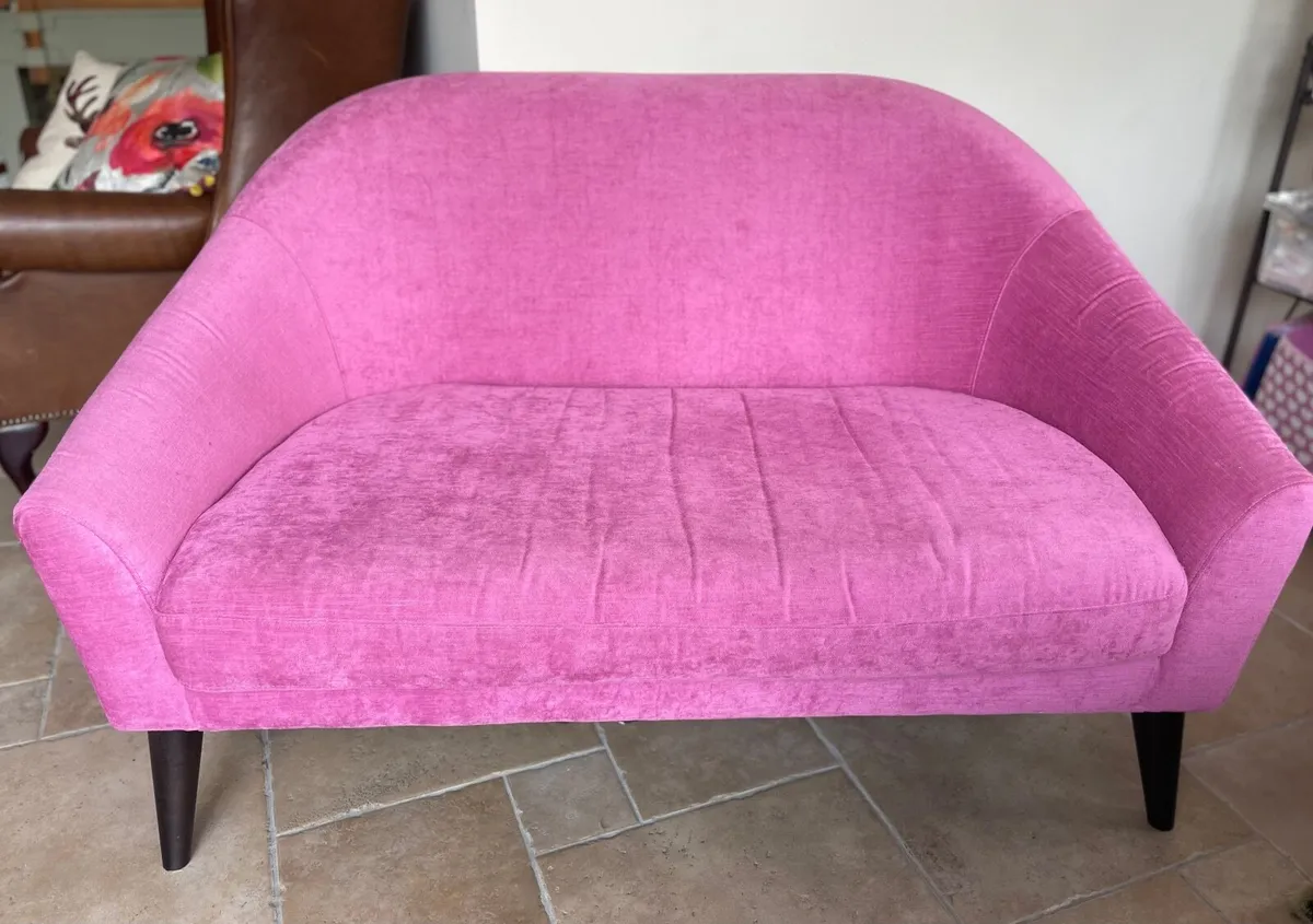 Sofa, Stool, Storage Boxes x 2 Bundle - Image 2