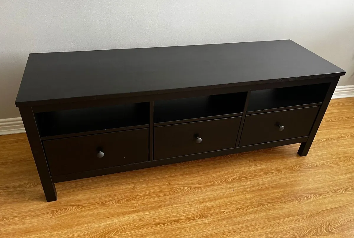 Black TV unit - Image 1