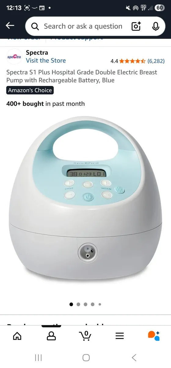 Spectra S1 double electric breast pump - Image 1