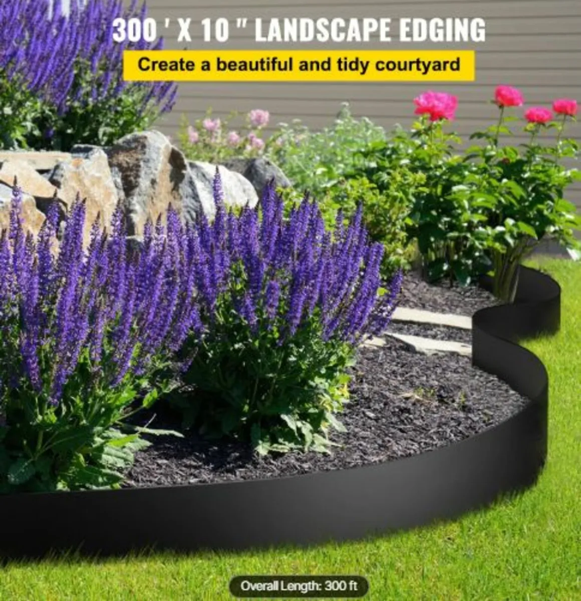 Landscape Edging, 10 inch Depth 40ft Total Length - Image 4