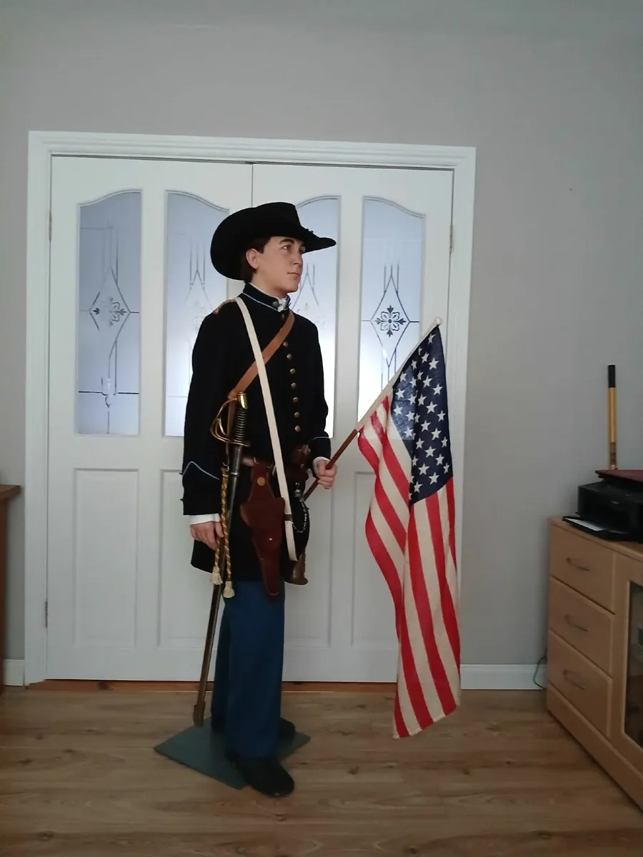 Museum quality life size wax  cavalry soldier - Image 1