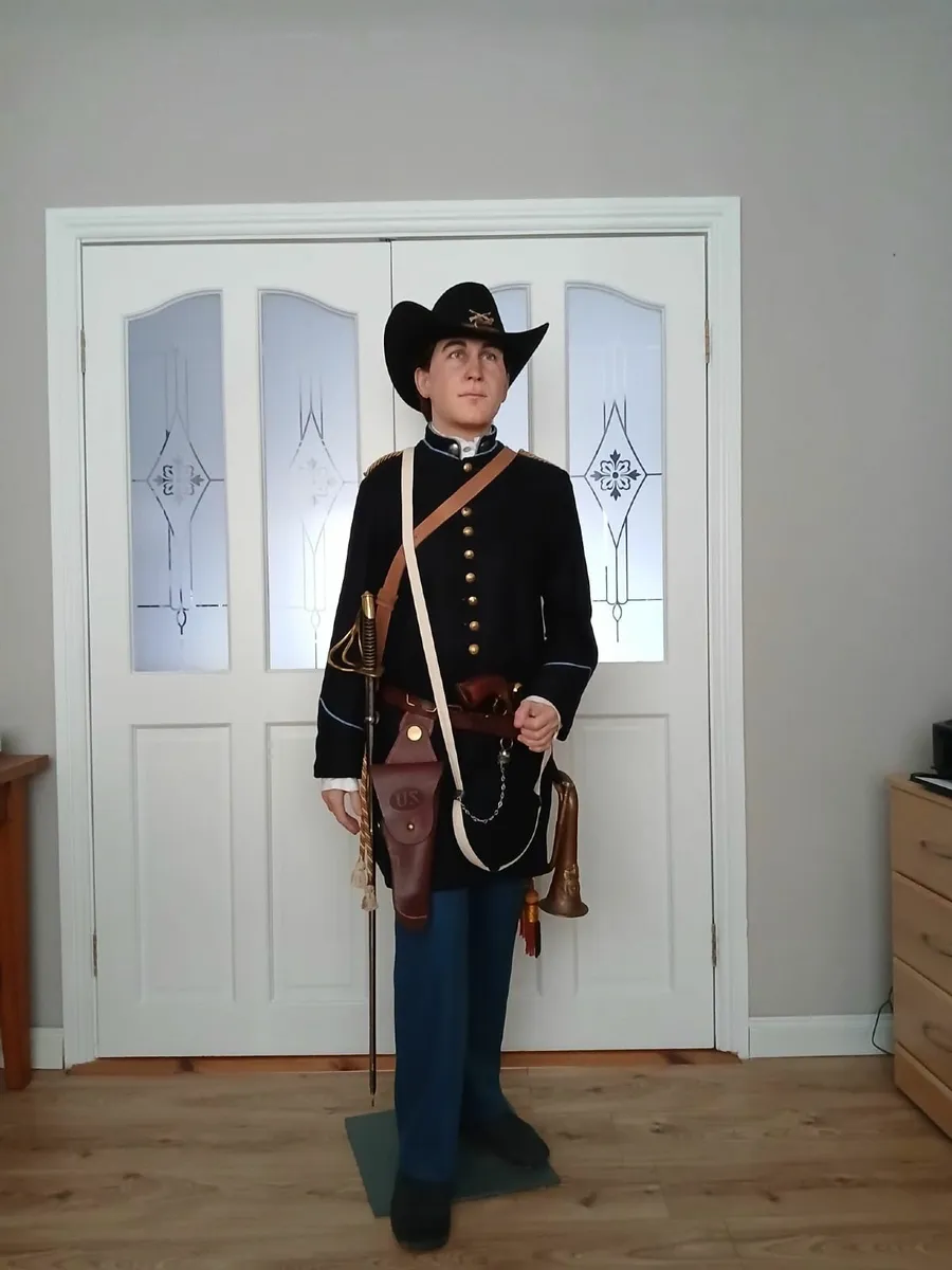Museum quality life size wax  cavalry soldier - Image 2