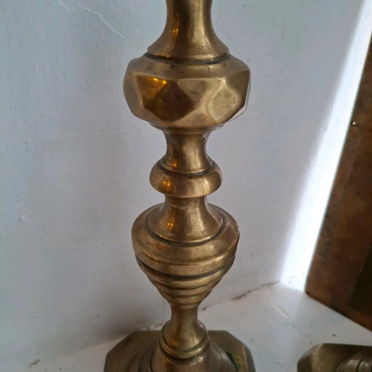 Brass Candlestick Holders - Image 2