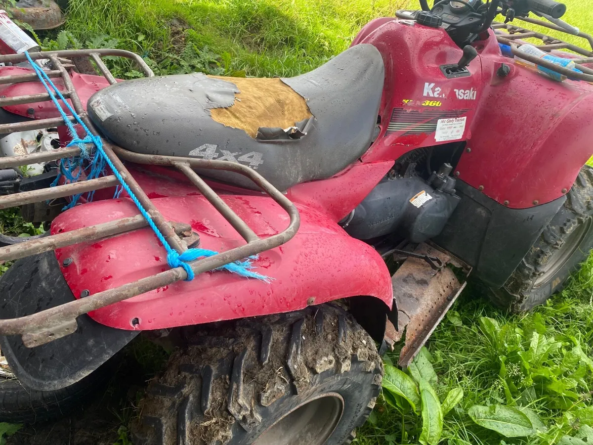 Kawasaki kvf 360 parts or repair - Image 3