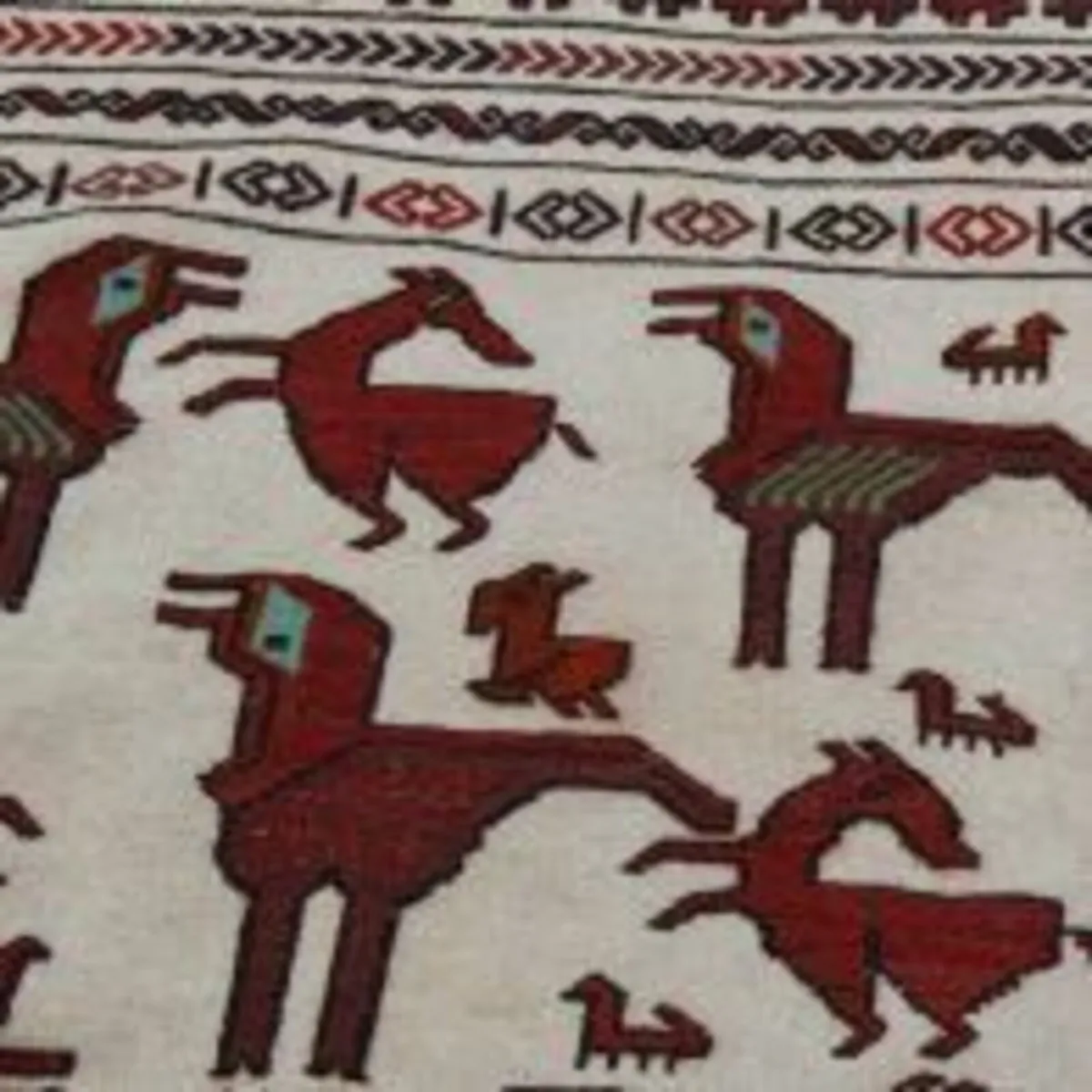 Afghan Tribal Kilim Rug – Adarskan 111x203 cm - Image 4