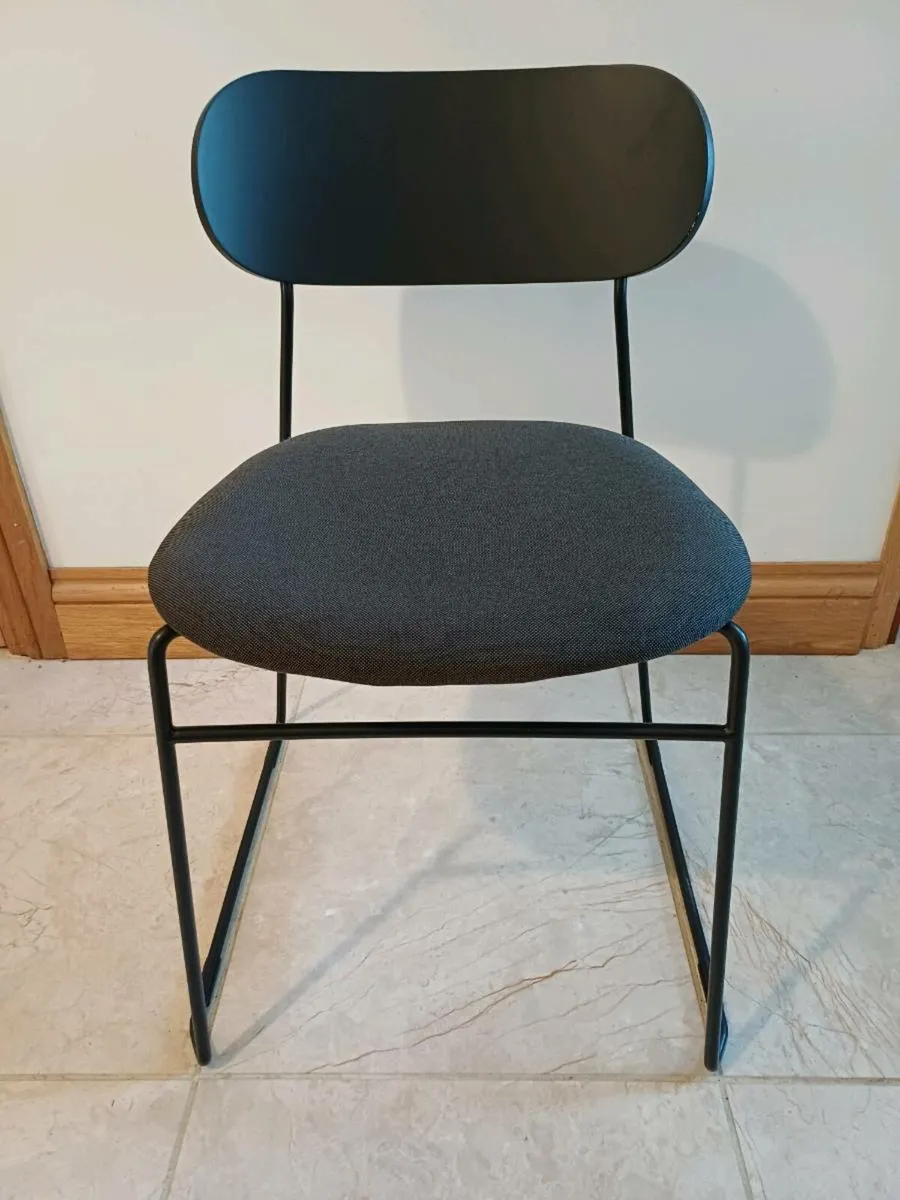 Meli Stackable Chair in Grey - Image 1