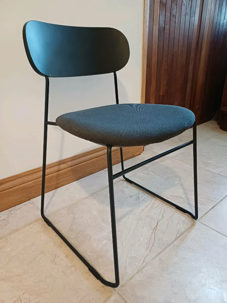 Meli Stackable Chair in Grey - Image 2