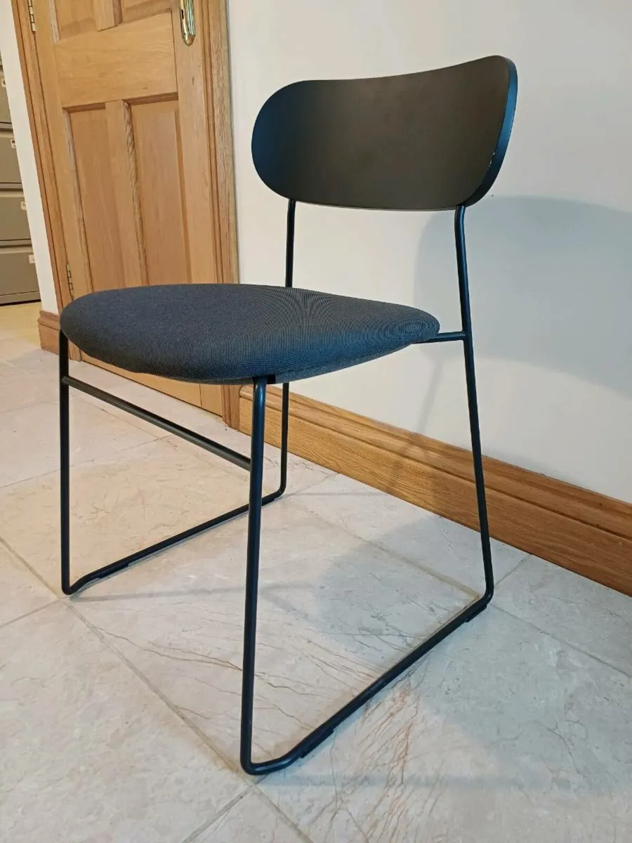 Meli Stackable Chair in Grey - Image 3