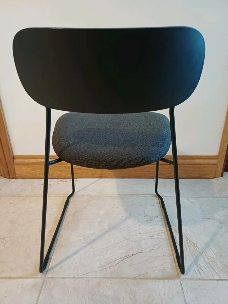 Meli Stackable Chair in Grey - Image 4